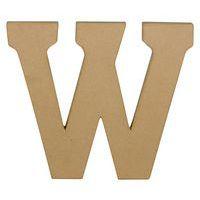 Lettre W kraft 20cm (Lot de 6) - Image principale