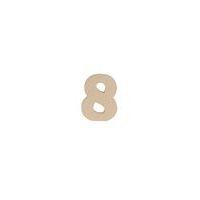 Chiffre 8 kraft 20cm (Lot de 6) - Image principale