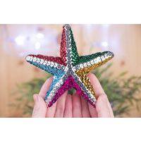 Bocal de 120g de sequins métallisés, couleurs assorties - Image 2