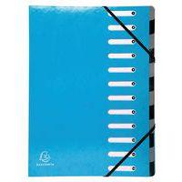 Lot de 6 trieurs harmonica iderama 12 compartiments Bleu clair - Image principale