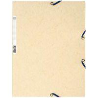 Lot de 25 chemises 3 rabats carte lustrée 400g/m2  A4 Ivoire - Image principale