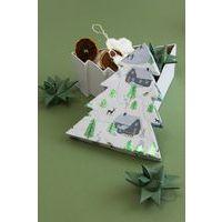 Boîte sapin S 8x18,5x20cm (Lot de 4) - Image 2