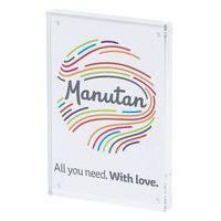 Cadre photo ou affichette magnétique transparent A5- Manutan - Image principale