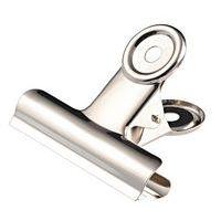 Pince bulldog 70mm écartement 40mm - Acier nickelé - Lot de 12 - Image principale