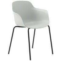 Chaise Laurie coque polypropylène pied métal Sokoa - Image 5