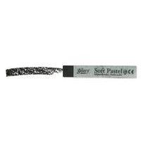 Pastels secs tendres, section carrée 1cm longueur 66mm Noir - Image 2