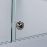 Vitrine d'exposition 1000 x 600 x 920 mm sur pied - Aluminium - Image 3