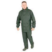 Ensemble de pluie PU vert taille XL - Image 2