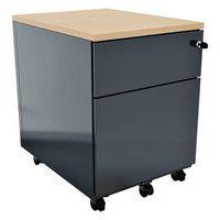 Caisson mobile métal Evidence top bois Vinco - Image 2