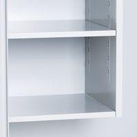 Armoire d'entretien grande largeur coloris gris - Image 4