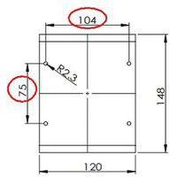 Support mural à sangle 4 m - sangle rouge / blanche - Image 4