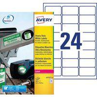 Étiquette autocollante ultra-résistante blanche - Impression Laser - Image principale