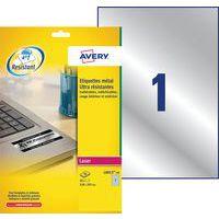 Étiquette autocollante ultra-résistante métal - Impression Laser - Image principale