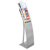Présentoir pour brochures Varia - A4 et 1/3 A4 - Gris - Image 2