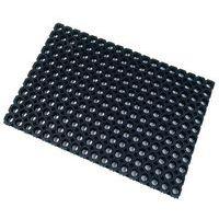 Tapis caillebotis noir Floortex 60 x 80 cm - Image principale