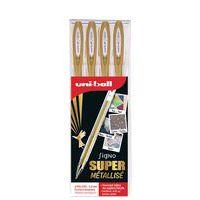 Stylo Gel fantaisie Uni-ball Signo (Pochette de 4) - Or - Image principale