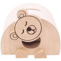 Tirelire ourson en bois à décorer - Image principale