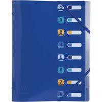 Lot de 10 Trieur 8 compartiments BeeBlue - A4 - Bleu marine - Image principale