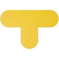 Lot de 10 Autocollant marquage au sol en T 200x300 - Manutan - Image principale