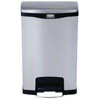 Collecteur Slim Jim Step On Front Step 50 L inox mat noir - Image 2