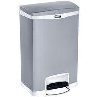 Collecteur Slim Jim Step On Front Step 50 L inox mat blanc - Image principale