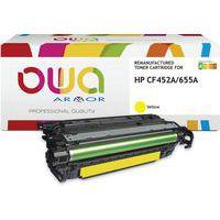 Toner remanufacturé HP CF452A - Jaune - Image principale