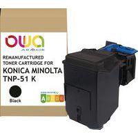 Toner remanufacturé Konica Minolta TNP-51K - Noir - Image principale