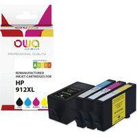 Pack4 cartouche remanufacturée HP 912XL - 4 couleurs - Image principale