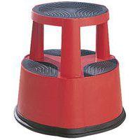 Marchepied mobile pro poly. - 2 marches Rouge - Image principale