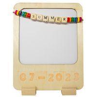 Lot de 6 cadres photo en bois à personnaliser 15 x 12 cm - Image 2