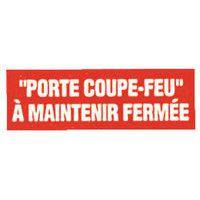 Panneau anti-incendie - "Porte coupe-feu à maintenir fermée" - Rigide - Image principale