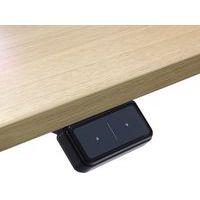 Bureau droit ergo Bench électrique 2 places Kelli Chêne 120 cm - Image 2