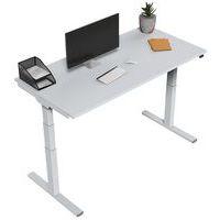 Bureau électrique ergonomique Kelli Blanc 180 cm - Image 5