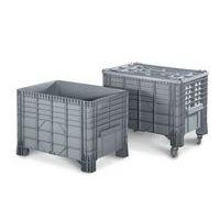 Couvercle pour bac gerbable 550 l gris - Image 5