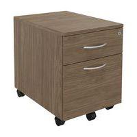 Caisson mobile 2 tiroirs prof. 56 cm Hêtre - Image 2