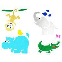 Lot de 6 pochoirs plastique 14 x 14 cm - Image 4