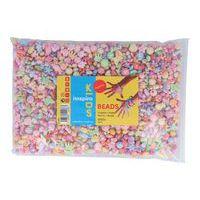 Sachet de 2 000 perles en plastique, formes assorties - Image 2