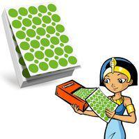 Recharge 1800 gommettes rondes 18mm pour eco-pack - Cleopatre - Image 2