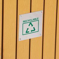 Poubelle d'extérieur tri sélectif - 2 x 50 L - Image 4