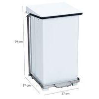 45 L ou 90 L - Poubelle industrielle à pédale - Manutan Expert - Image 3