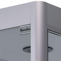 Vitrine d'exposition - 500 x 500 x 2000 mm - Manutan Expert - Image 4