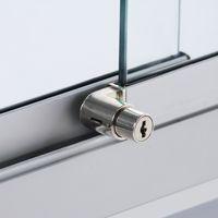 Vitrine d'exposition - 1000 x 400 x 2000 mm et placard - Manutan Expert - Image 5