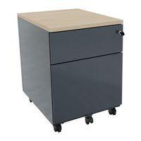 Caisson mobile métal Evidence top bois Vinco - Image principale