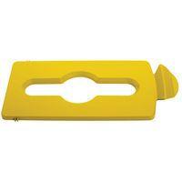 Couvercle déchets mélangés Slim Jim jaune - Image principale