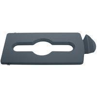 Couvercle déchets mélangés Slim Jim gris - Image principale