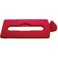 Couvercle papier station de recyclage Slim Jim rouge - Image principale