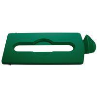 Couvercle papier station de recyclage Slim Jim vert - Image principale