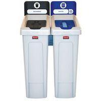 Station de recyclage Slim Jim 174L, noir bleu_FR - Image principale