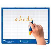 Cahier Magique  couverture ardoise double face effaçable piqué blanc 24x32cm 48p séyès - Image 5