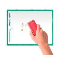 Cahier Magique  couverture ardoise double face effaçable piqué blanc 17x22 48p Q.10/10 + marge - Image 5